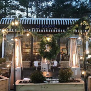 Nikons Fundraiser to Support NAMI Maine - Patio at Night