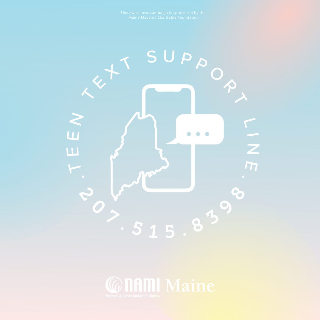 Teen Text Line - Social Media Graphic to Share - Pastel